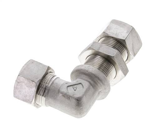 18L Stainless Steel Elbow Cutting Fitting Bulkhead 315 bar ISO 8434-1