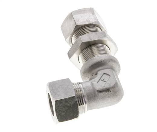 18L Stainless Steel Elbow Cutting Fitting Bulkhead 315 bar ISO 8434-1