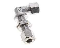 10L Stainless Steel Elbow Compression Fitting Bulkhead 315 bar ISO 8434-1