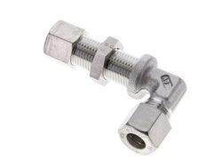 10L Stainless Steel Elbow Compression Fitting Bulkhead 315 bar ISO 8434-1