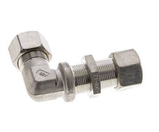 16S Stainless Steel Elbow Compression Fitting Bulkhead 400 bar ISO 8434-1