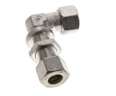 16S Stainless Steel Elbow Compression Fitting Bulkhead 400 bar ISO 8434-1