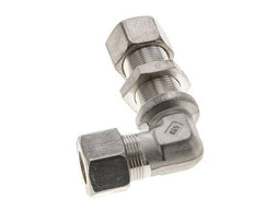 16S Stainless Steel Elbow Compression Fitting Bulkhead 400 bar ISO 8434-1