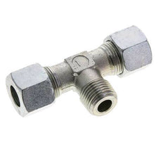 Accesorio de corte en T de acero con forma de T 14S y R1/2'' con rosca macho 630 bar ISO 8434-1