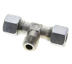 Accesorio de corte en T de acero con forma de T 14S y R1/2'' con rosca macho 630 bar ISO 8434-1