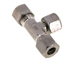 Accesorio de corte en T de acero inoxidable 14S con rótula 630 bar ajustable ISO 8434-1