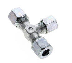 8L & 10L Zink plated Steel T-Shape Tee Cutting Fitting 315 bar ISO 8434-1