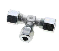 8L & 10L Zink plated Steel T-Shape Tee Cutting Fitting 315 bar ISO 8434-1