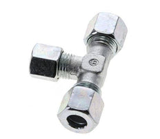 8L & 10L Zink plated Steel T-Shape Tee Cutting Fitting 315 bar ISO 8434-1