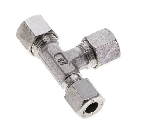 8L & 10L Stainless Steel Right Angle Tee Cutting Fitting 315 bar ISO 8434-1