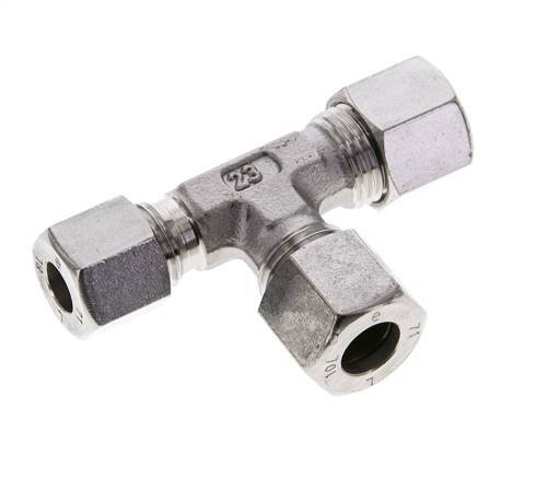 8L & 10L Stainless Steel Right Angle Tee Cutting Fitting 315 bar ISO 8434-1