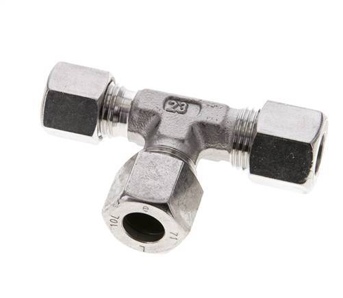 8L & 10L Stainless Steel Right Angle Tee Cutting Fitting 315 bar ISO 8434-1