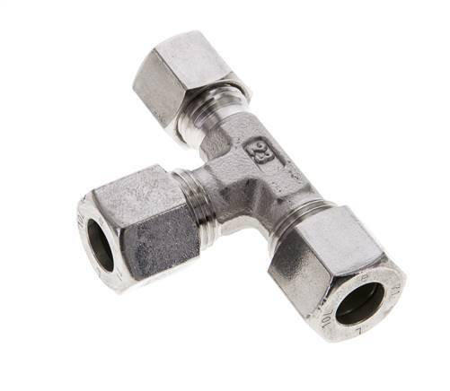 8L & 10L Stainless Steel Right Angle Tee Cutting Fitting 315 bar ISO 8434-1