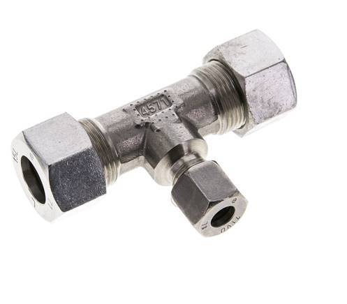 8L & 15L Stainless Steel T-Shape Tee Cutting Fitting 315 bar ISO 8434-1