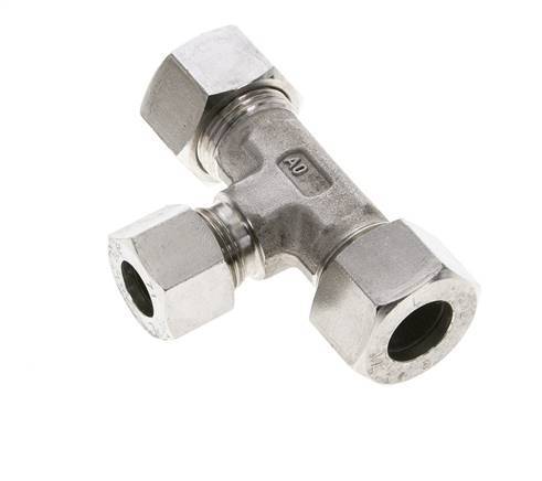 12L & 15L Stainless Steel T-Shape Tee Cutting Fitting 315 bar ISO 8434-1