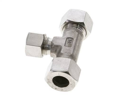 12L & 15L Stainless Steel T-Shape Tee Cutting Fitting 315 bar ISO 8434-1