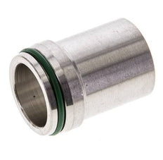 28x3mm Stainless Steel Straight with Welding End 160 bar FKMO-ring ISO 8434-1
