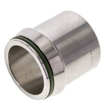 42x4mm Stainless Steel Straight with Welding End 160 bar FKMO-ring ISO 8434-1