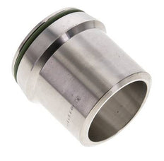 42x4mm Stainless Steel Straight with Welding End 160 bar FKMO-ring ISO 8434-1