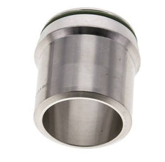 42x4mm Stainless Steel Straight with Welding End 160 bar FKMO-ring ISO 8434-1