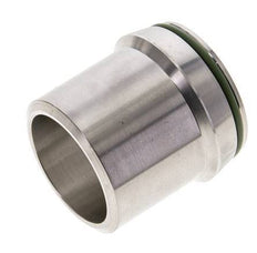 42x4mm Stainless Steel Straight with Welding End 160 bar FKMO-ring ISO 8434-1