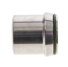 42x4mm Stainless Steel Straight with Welding End 160 bar FKMO-ring ISO 8434-1