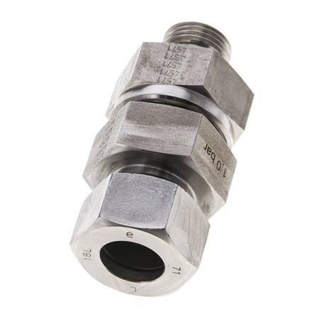 Hydraulic Check Valve Cutting Ring 18L (M26x1.5) & G1/2'' Male Stainless Steel 1-160bar (15-2320)psi Tube-Thread ISO 8434-1