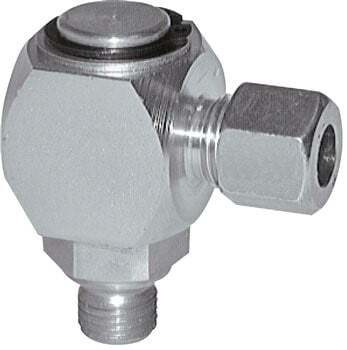 Racor giratorio de acero 8L y M12x1,5 con rosca macho DN 5250 bar NBR giratorio ISO 8434-1