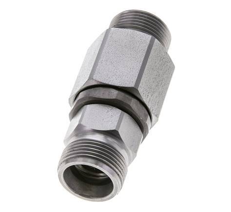 16S Zink plated Steel Ball-Guided Swivel Joint Cutting Fitting DN 12350 bar NBR ISO 8434-1