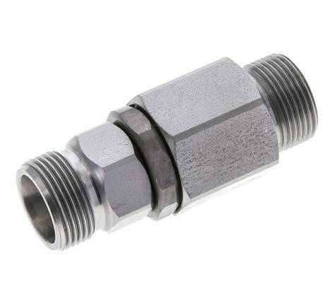 16S Zink plated Steel Ball-Guided Swivel Joint Cutting Fitting DN 12350 bar NBR ISO 8434-1