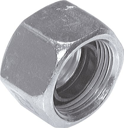 8 (M14x1.5) Steel Functional Nut NBR [2 Pieces]
