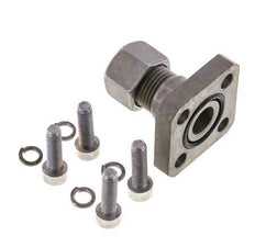 Brida de bomba LK 35 Acero con 12L (M18x1,5)