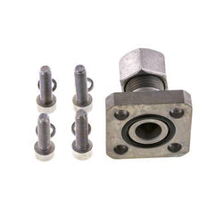 Brida de bomba LK 35 Acero con 12L (M18x1,5)