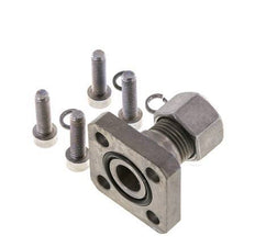 Brida de bomba LK 35 Acero con 12L (M18x1,5)