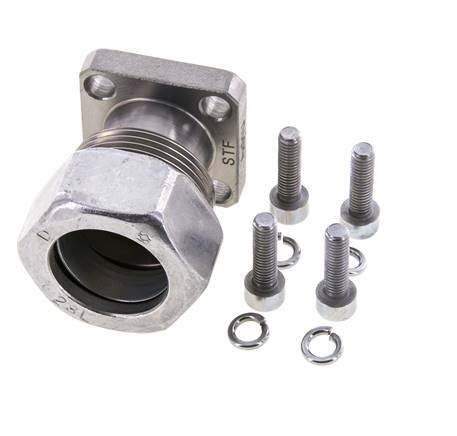 Brida de bomba LK 40 Acero con 28L (M36x2)