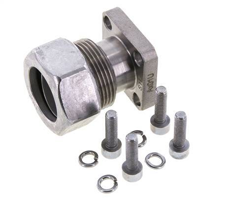 Brida de bomba LK 40 Acero con 28L (M36x2)
