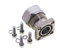 Brida de bomba LK 40 Acero con 28L (M36x2)
