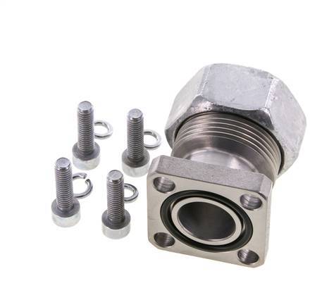 Brida de bomba LK 40 Acero con 28L (M36x2)