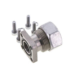 Brida de bomba LK 40 Acero con 28L (M36x2)