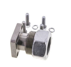 Brida de bomba LK 40 Acero con 28L (M36x2)