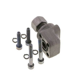 LK 30 Codo Brida de bomba Fundición maleable con 12L (M18x1,5)