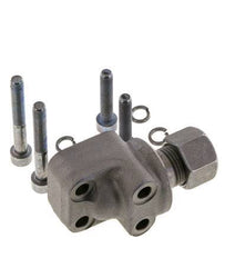 LK 30 Codo Brida de bomba Fundición maleable con 12L (M18x1,5)
