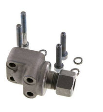 LK 30 Codo Brida de bomba Fundición maleable con 12L (M18x1,5)