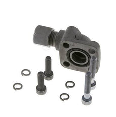 LK 35 Codo Brida de bomba Fundición maleable con 10L (M16x1,5)