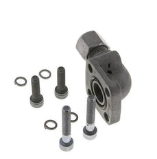 LK 35 Codo Brida de bomba Fundición maleable con 10L (M16x1,5)
