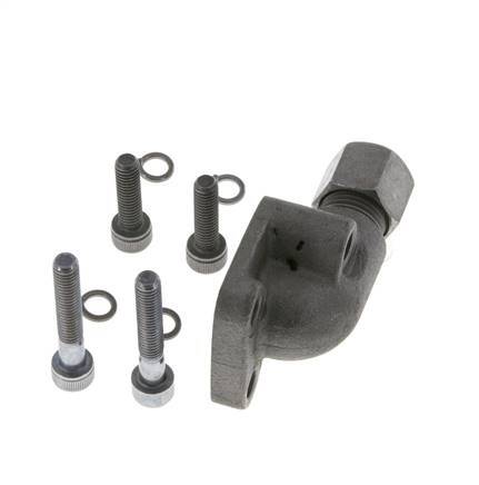 LK 35 Codo Brida de bomba Fundición maleable con 10L (M16x1,5)