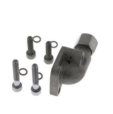 LK 35 Codo Brida de bomba Fundición maleable con 10L (M16x1,5)