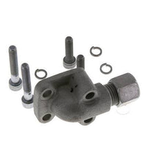 LK 35 Codo Brida de bomba Fundición maleable con 10L (M16x1,5)