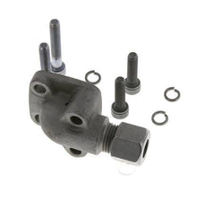 LK 35 Codo Brida de bomba Fundición maleable con 10L (M16x1,5)
