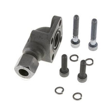 LK 35 Codo Brida de bomba Fundición maleable con 10L (M16x1,5)